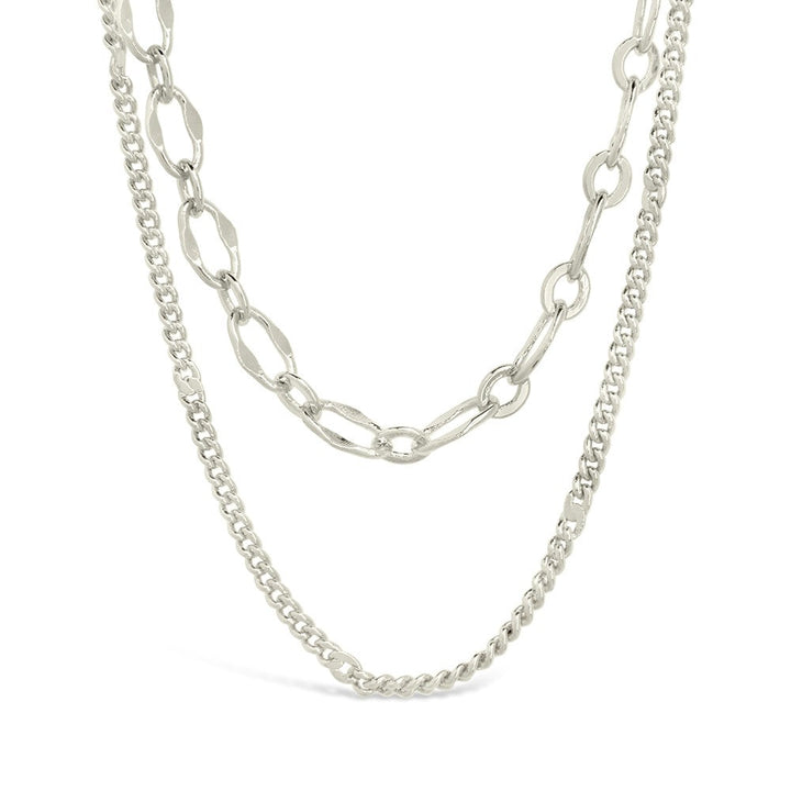 Delicate Two Layer Chain Necklace