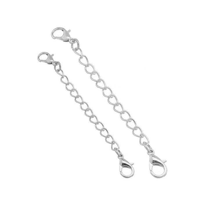 Sterling Silver Necklace Extender Short - 2 Pack