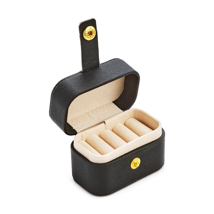 Travel Ring Case - Black